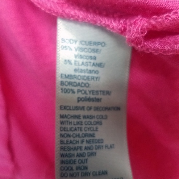 Rafaella Women's BoHo Style Embroidered Tie Neck Long Sleeve XL Blouse Shirt Top - Picture 7 of 8